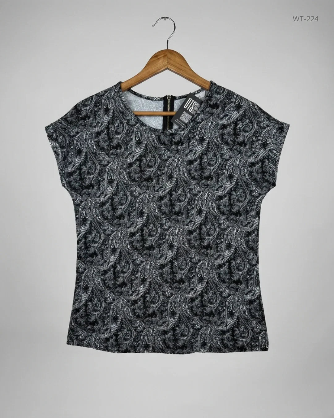 Secondhand Branded Womens Summer Tops by Peacocks, Black Polyester fabric, Premium condition, for Women - Online Thrift Shop Islamabad Pakistan