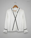 UK Imported secondhand Womens Summer Tops - CUT LABEL brand, White Viscose, Good condition, for Women - Online Thrift Store Lahore Pakistan