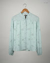 Premium Condition Womens Summer Tops | Preloved George | Cyan Polyester | Thrift Shop for Women Lahore Pakistan | OTS