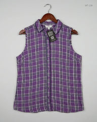 Secondhand Branded Womens Summer Tops by Next, Purple Cotton fabric, Premium condition, for Women - Online Thrift Shop Lahore Pakistan