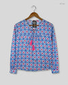 Womens Summer Tops | Zwillingsherz | Preloved Branded | Blue Polyester | Premium | OTS Thrift Store Peshawar Pakistan