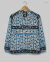 Secondhand Branded Womens Summer Tops by Marks & Spencer, Blue Polyester fabric, Premium condition, for Women - Online Thrift Shop Islamabad Pakistan