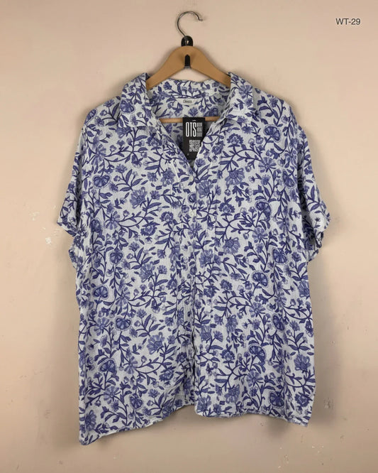 Premium Condition Womens Summer Tops | Preloved Classic | White Cotton | Thrift Shop for Women Karachi Pakistan | OTS