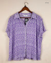 Secondhand Branded Womens Summer Tops by Classic, Purple Polyester fabric, Premium condition, for Women - Online Thrift Shop Islamabad Pakistan