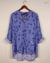 Secondhand Branded Womens Summer Tops by Marks & Spencer, Blue Viscose fabric, Premium condition, for Women - Online Thrift Shop Karachi Pakistan