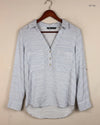 Womens Summer Tops | Zara | Preloved Branded | OffWhite Polyester | Excellent | OTS Thrift Store Islamabad Pakistan