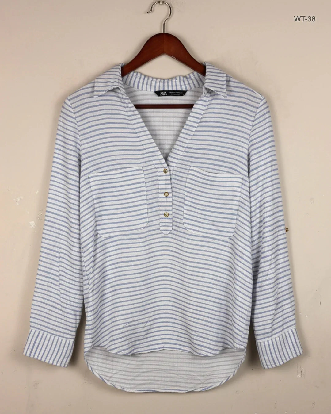 Womens Summer Tops | Zara | Preloved Branded | OffWhite Polyester | Excellent | OTS Thrift Store Islamabad Pakistan
