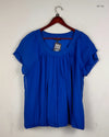Secondhand Branded Womens Summer Tops by Papaya, Blue Polyester fabric, Premium condition, for Women - Online Thrift Shop Peshawar Pakistan