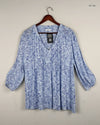 Womens Summer Tops | Cotton Traders | Preloved Branded | SkyBlue Cotton | Premium | OTS Thrift Store Karachi Pakistan