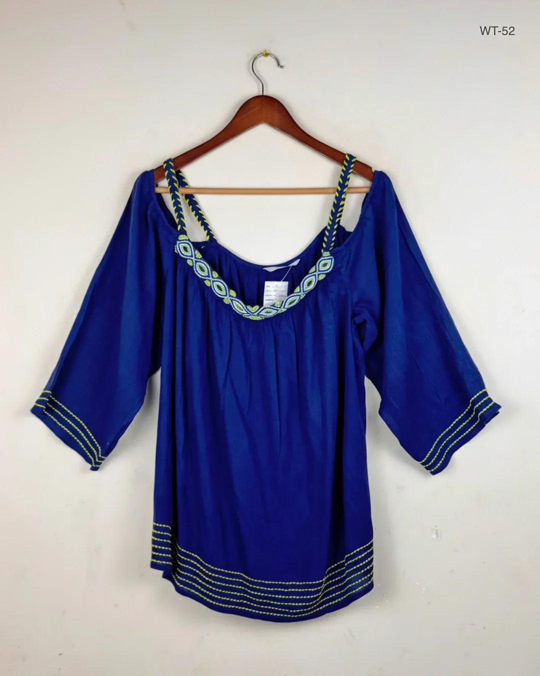 Shop Premium Womens Summer Tops by George | Preloved Branded Clothes | Navy Blue Polyester | Women | OTS Thrift Store Karachi Pakistan