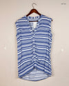Shop Premium Womens Summer Tops by Next | Preloved Branded Clothes | Blue & White Cotton | Women | OTS Thrift Store Karachi Pakistan