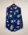 Shop Premium Womens Summer Tops by George | Preloved Branded Clothes | Blue Polyester | Women | OTS Thrift Store Karachi Pakistan