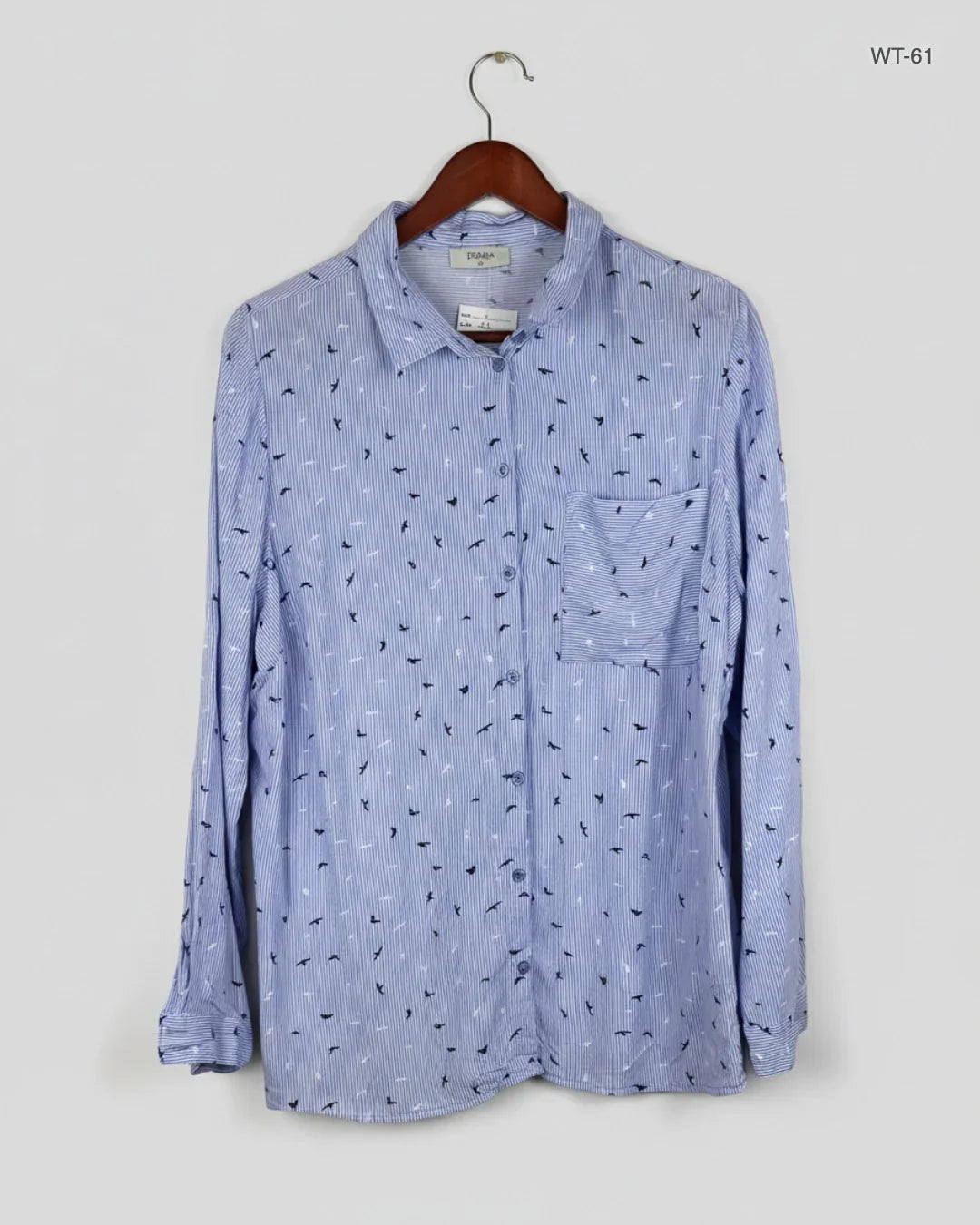 Shop Premium Womens Summer Tops by Papaya | Preloved Branded Clothes | SkyBlue Viscose | Women | OTS Thrift Store Islamabad Pakistan