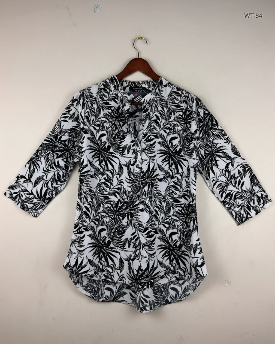 Premium Condition Womens Summer Tops | Preloved Mystify | Black & White Polyester | Thrift Shop for Women Lahore Pakistan | OTS