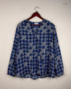 Preloved Premium Womens Summer Tops by Damart, Blue Polyester for Women - OTS Thrift Shop Peshawar Pakistan