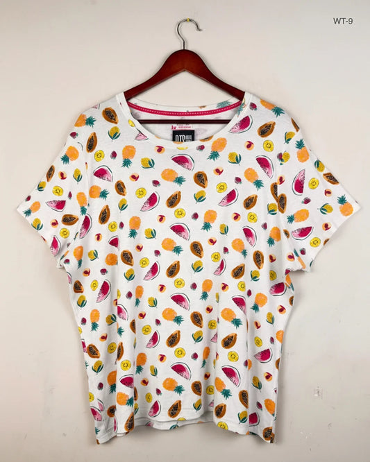Premium Condition Womens Summer Tops | Preloved TU | White Cotton | Thrift Shop for Women Peshawar Pakistan | OTS
