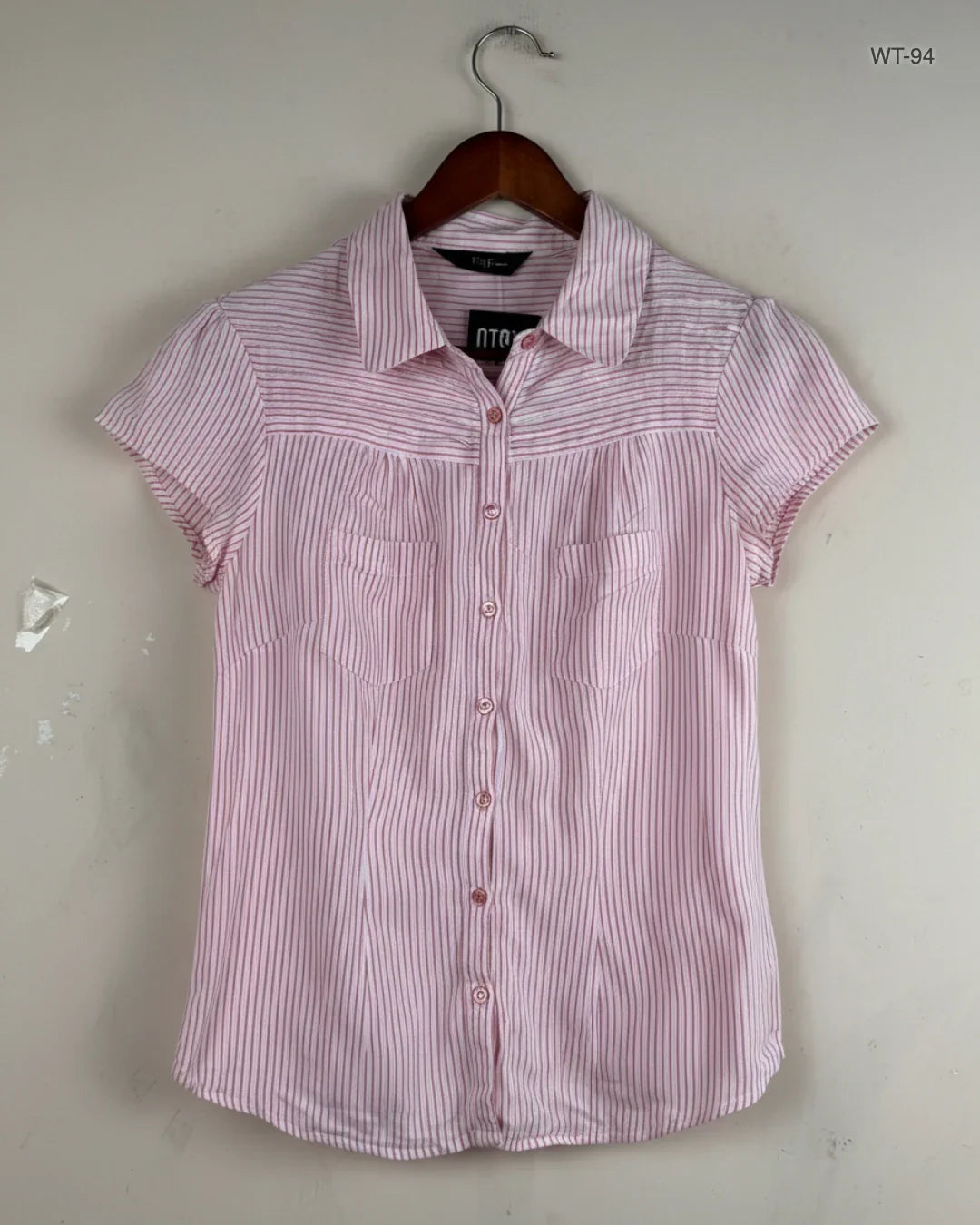 Premium Condition Womens Summer Tops | Preloved F&F | Pink Cotton | Thrift Shop for Women Peshawar Pakistan | OTS