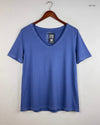 UK Imported secondhand Womens Summer Tops - Terra sky brand, Blue Polyester, Premium condition, for Women - Online Thrift Store Karachi Pakistan