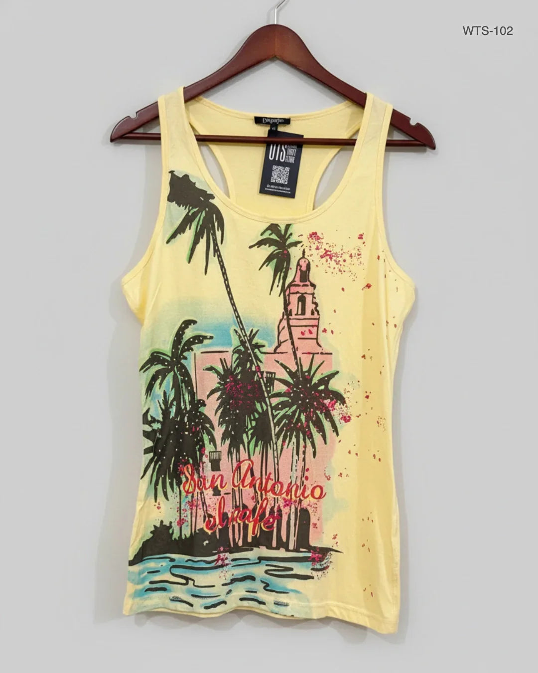 Preloved Premium Womens Tshirts by Papaya, Lime Cotton for Women - OTS Thrift Shop Karachi Pakistan