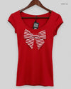 Secondhand Branded Womens Tshirts by HoiPolloi, Red Cotton fabric, Premium condition, for - Online Thrift Shop Lahore Pakistan