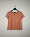 Womens Tshirts | C&A | Preloved Branded | Orange Polyester | Premium | OTS Thrift Store Peshawar Pakistan