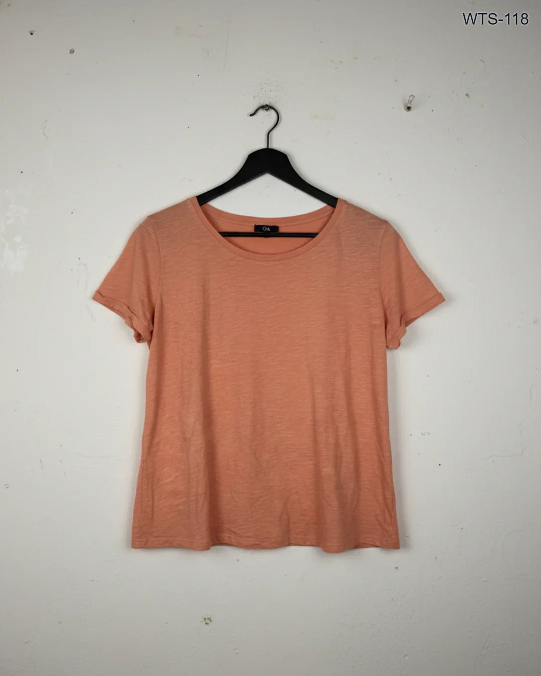 Womens Tshirts | C&A | Preloved Branded | Orange Polyester | Premium | OTS Thrift Store Peshawar Pakistan