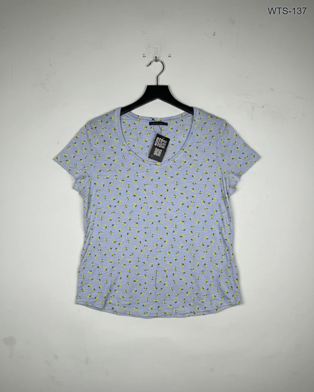 Secondhand Branded Womens Tshirts by Marks & Spencer, Violet Cotton fabric, Premium condition, for - Online Thrift Shop Islamabad Pakistan