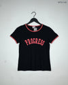 UK Imported secondhand Womens Tshirts - INFLUX brand, Black Cotton, Premium condition, for - Online Thrift Store Islamabad Pakistan