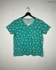 UK Imported secondhand Womens Tshirts - ISLE brand, SeaGreen Polyester, Premium condition, for - Online Thrift Store Peshawar Pakistan
