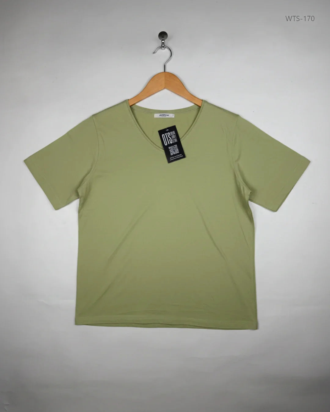 Womens Tshirts | LABLE CUT | Preloved Branded | Olive Cotton | Premium | OTS Thrift Store Islamabad Pakistan