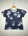 UK Imported secondhand Womens Tshirts - LABLE CUT brand, DarkBlue Polyester, Premium condition, for - Online Thrift Store Lahore Pakistan