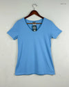 Preloved Premium Womens Tshirts by UP2Fashion, SkyBlue Cotton for Women - OTS Thrift Shop Islamabad Pakistan