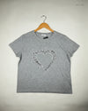 Womens Tshirts | Papaya | Preloved Branded | Gray Cotton | Premium | OTS Thrift Store Peshawar Pakistan