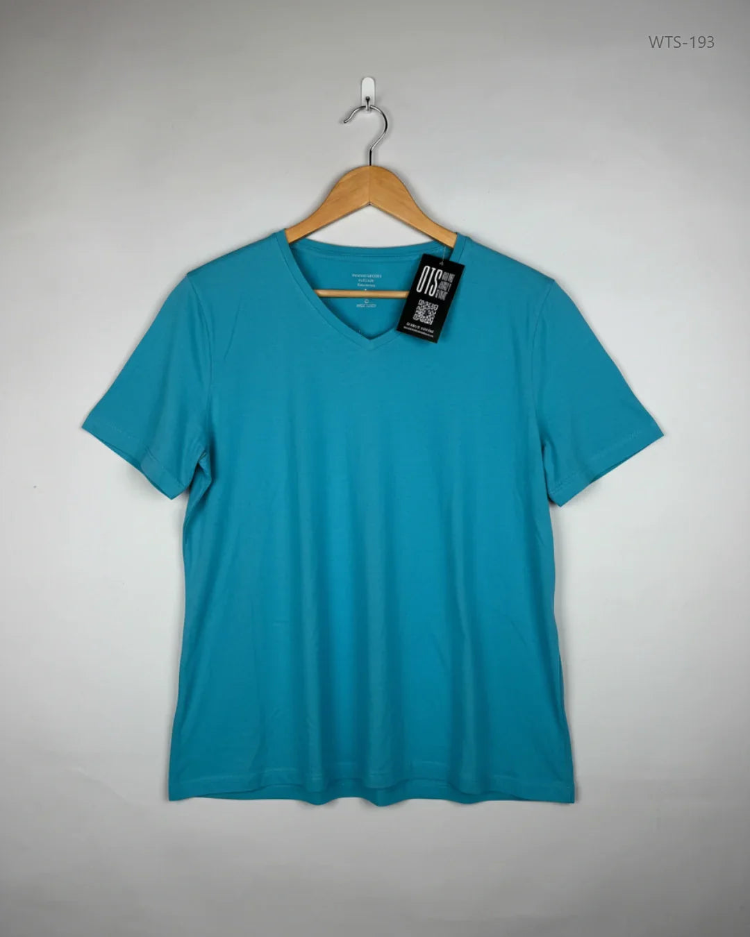 Womens Tshirts | DUNNES STORES | Preloved Branded | SkyBlue Cotton | Premium | OTS Thrift Store Lahore Pakistan