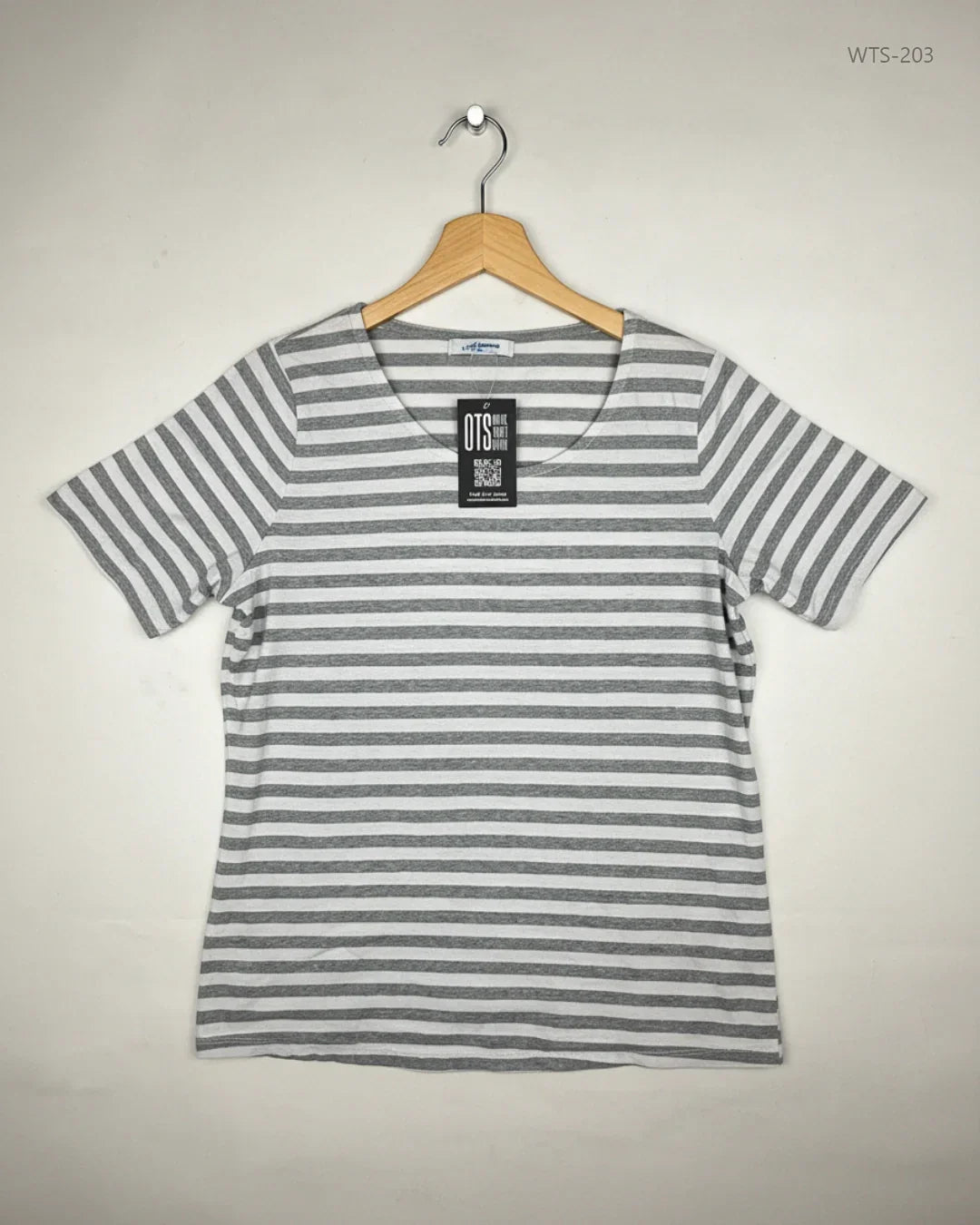 UK Imported secondhand Womens Tshirts - simply stock brand, Gray Cotton, Premium condition, for - Online Thrift Store Karachi Pakistan