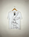 Womens Tshirts | Looney Tunes | Preloved Branded | White Cotton | Premium | OTS Thrift Store Lahore Pakistan