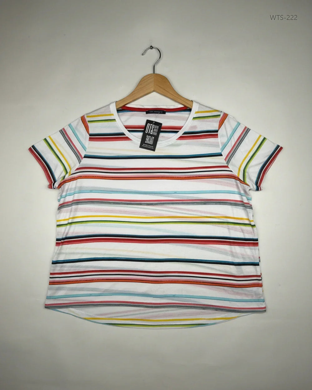 Secondhand Branded Womens Tshirts by Marks & Spencer, Multi Cotton fabric, Premium condition, for - Online Thrift Shop Islamabad Pakistan