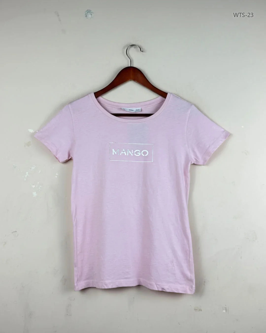 Womens Tshirts | Mango | Preloved Branded | Pink Cotton | Premium | OTS Thrift Store Karachi Pakistan