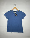 Womens Tshirts | LOVE TO LOUNGE | Preloved Branded | Blue Cotton | Premium | OTS Thrift Store Lahore Pakistan