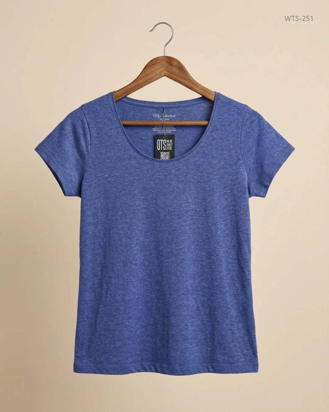 Preloved Premium Womens Tshirts by George, Blue Cotton for Womens - OTS Thrift Shop Islamabad Pakistan