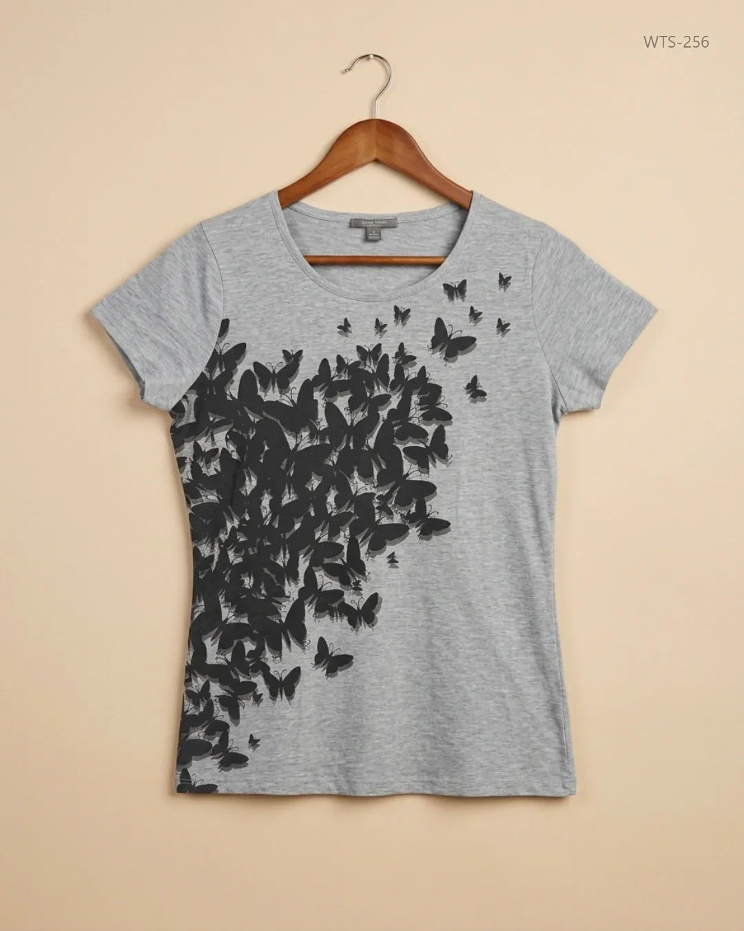 Shop Premium Womens Tshirts by south | Preloved Branded Clothes | Gray Cotton | Womens | OTS Thrift Store Karachi Pakistan