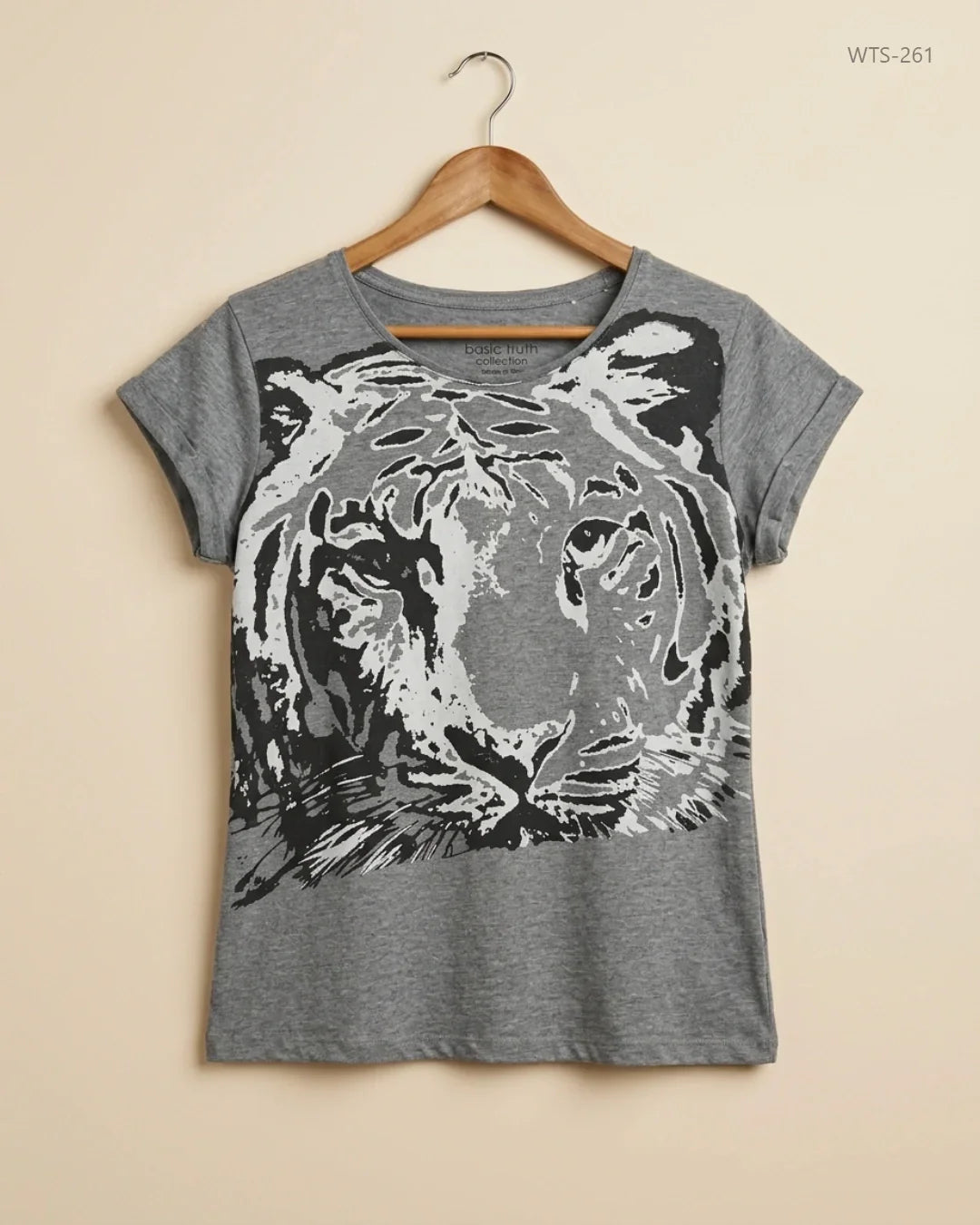 Shop Premium Womens Tshirts by collection | Preloved Branded Clothes | Grey Cotton | Womens | OTS Thrift Store Lahore Pakistan