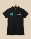 Secondhand Branded Womens Tshirts by Henbury, Black Polyster fabric, Premium condition, for Womens - Online Thrift Shop Islamabad Pakistan