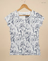 Secondhand Branded Womens Tshirts by Colours, Beige Cotton fabric, Premium condition, for Womens - Online Thrift Shop Islamabad Pakistan