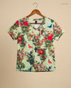 Secondhand Branded Womens Tshirts by cut label, Multi Cotton fabric, Premium condition, for Womens - Online Thrift Shop Karachi Pakistan