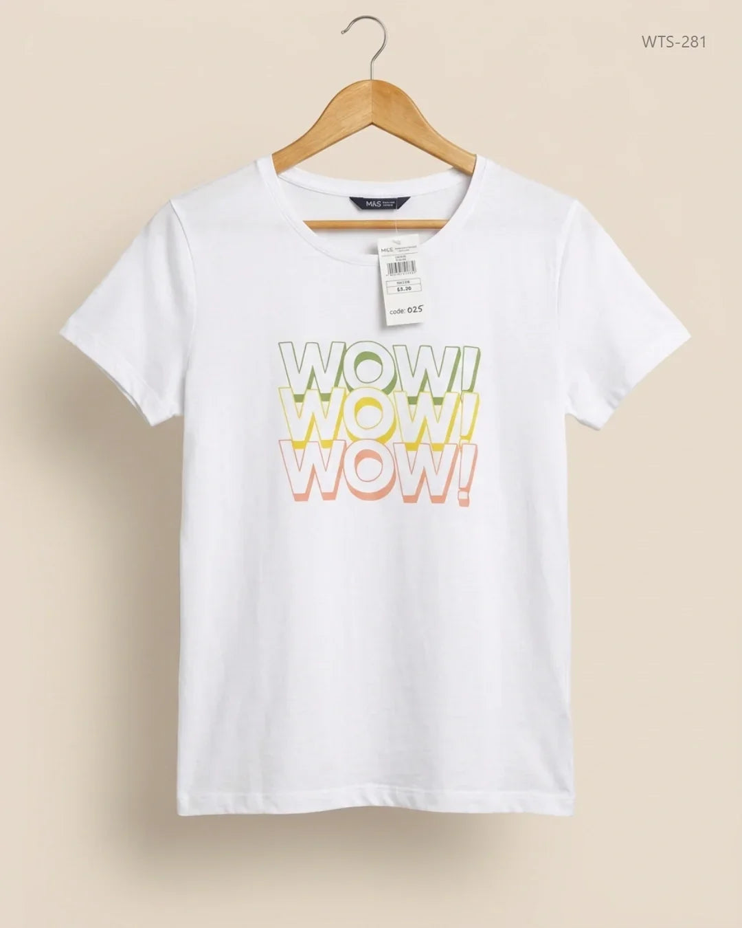 Preloved Premium Womens Tshirts by Marks & Spencer, White Cotton for Womens - OTS Thrift Shop Peshawar Pakistan