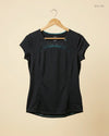 Preloved Premium Womens Tshirts by Athletic Work, Black Polyester for Womens - OTS Thrift Shop Lahore Pakistan