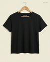 Shop Premium Womens Tshirts by The Relaxed | Preloved Branded Clothes | Black Cotton | Womens | OTS Thrift Store Karachi Pakistan