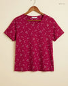 Secondhand Branded Womens Tshirts by Lounge & Sleepwear, Ruby Cotton fabric, Premium condition, for Womens - Online Thrift Shop Lahore Pakistan