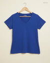 UK Imported secondhand Womens Tshirts - DUNNES STORES brand, DarkBlue Cotton, Premium condition, for Womens - Online Thrift Store Islamabad Pakistan